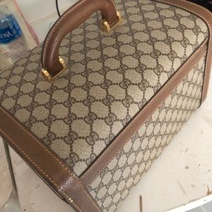 Gucci vintage train carrying case